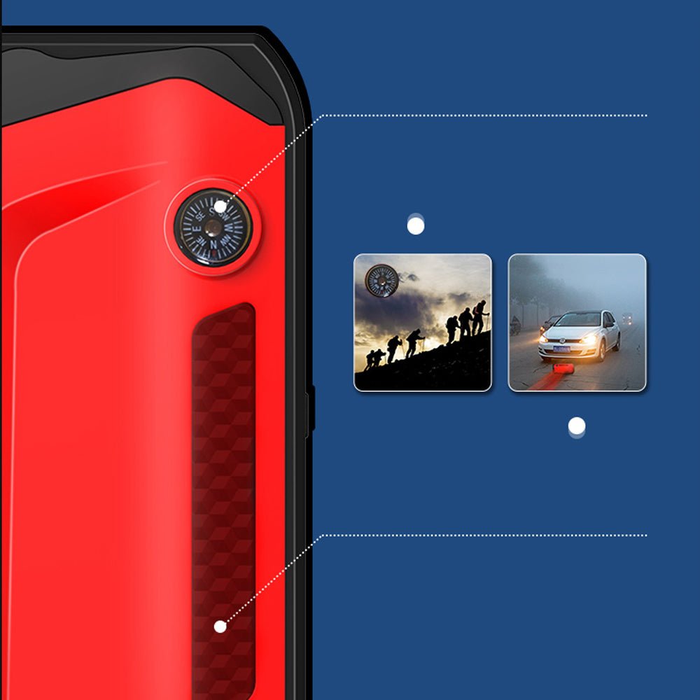 G09M 1500mAh 12V Portable Car Jump Starter Power Bank - Edragonmall.com