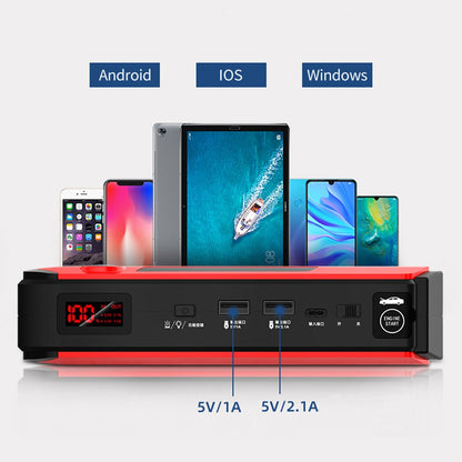 G09M 1500mAh 12V Portable Car Jump Starter Power Bank - Edragonmall.com