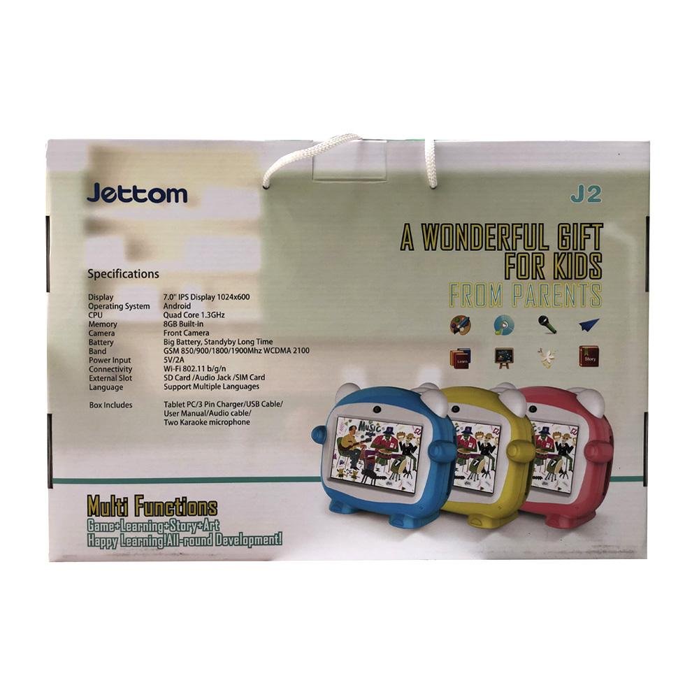 Jettom baby learn machine with two microphone and SIM card | Blue - Edragonmall.com