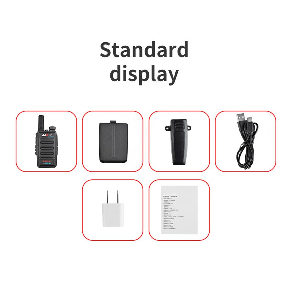 JJCC 3W JC-599P UHF A key to copy walkie-talkie 136 174MHz 400 480 MHz 5km wireless Walkie talkie two ways radio 2pcs/boxes - Edragonmall.com