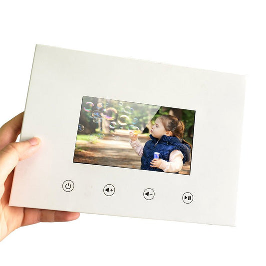 K3050 5inch Screen Brochure Universal Video Greeting Cards Photo Frame - Edragonmall.com