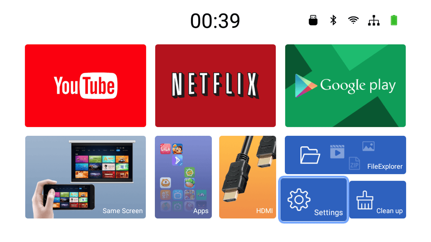 KADISTAR D05-E Projector Digital Projector High Quality Mini Media Projector Wall Projector - Edragonmall.com