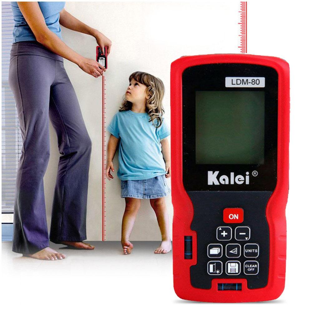 KALEI LDM-80 80M Digital Laser Distance Rangefinder Meter Measuring Tool - Edragonmall.com