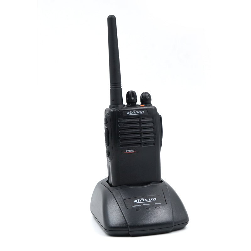 Kirisun 5W PT4200 UHF walkie-talkie Portable Handheld Civilian Two Way Radio Black 3-10km - Edragonmall.com