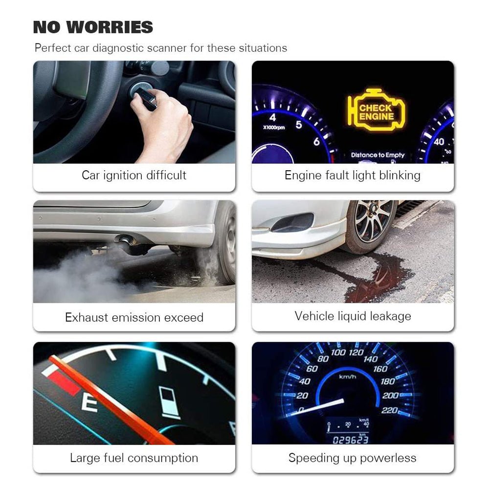 KONNWEI KW310 CAN OBD Scan Tool OBD2 Scanner Full OBDII - Edragonmall.com