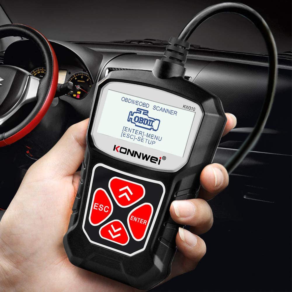 KONNWEI KW310 CAN OBD Scan Tool OBD2 Scanner Full OBDII - Edragonmall.com