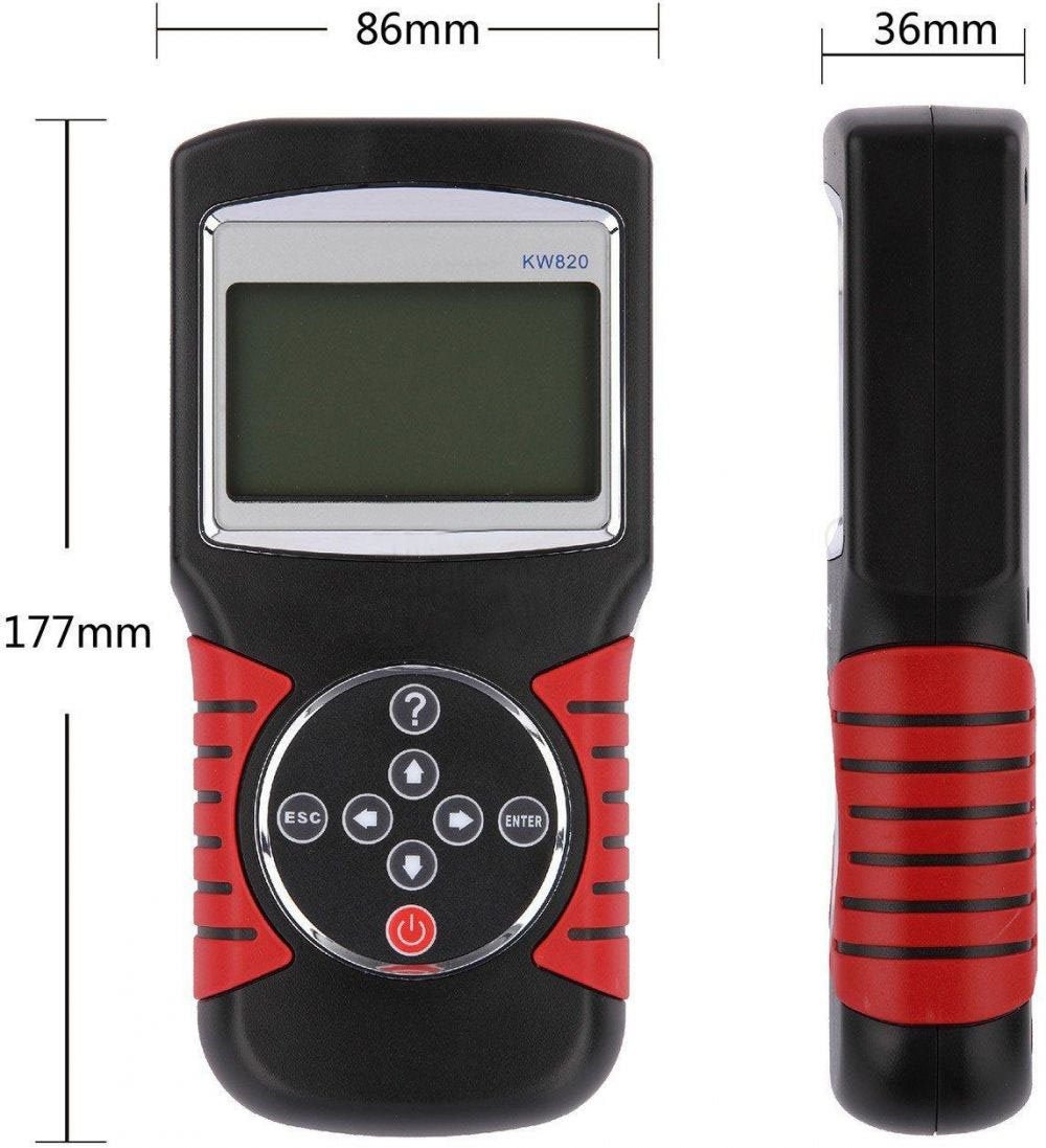 KONNWEI KW820 EOBD Automotive Car OBD2 Car-Detector Scanner OBDII Diagnostic Tool - Edragonmall.com