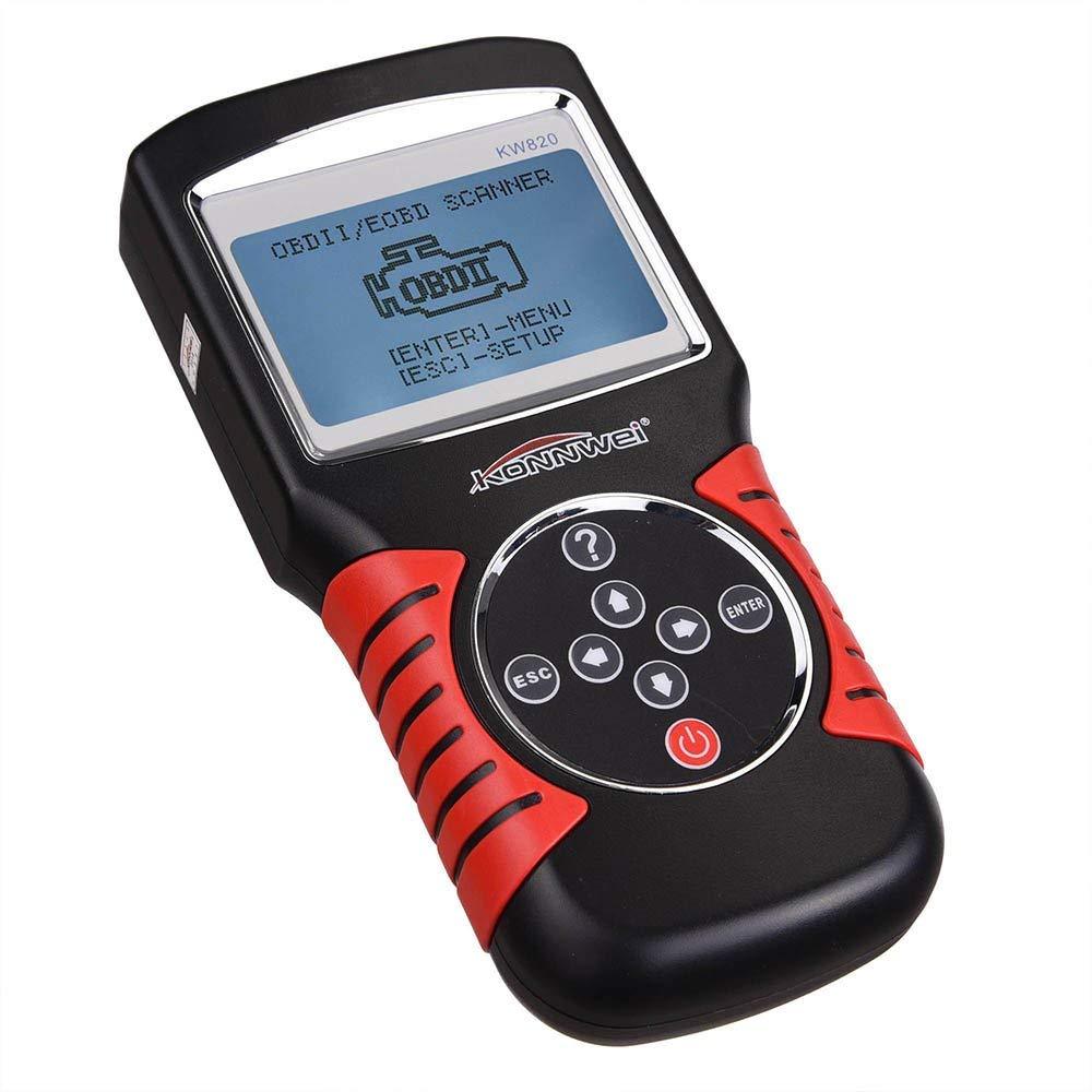 KONNWEI KW820 EOBD Automotive Car OBD2 Car-Detector Scanner OBDII Diagnostic Tool - Edragonmall.com