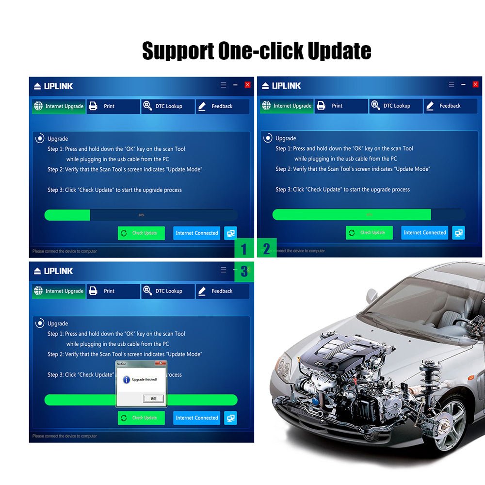 KW681 Car & Motorcycle Battery Tester OBDII Diagnostic Scann - Edragonmall.com