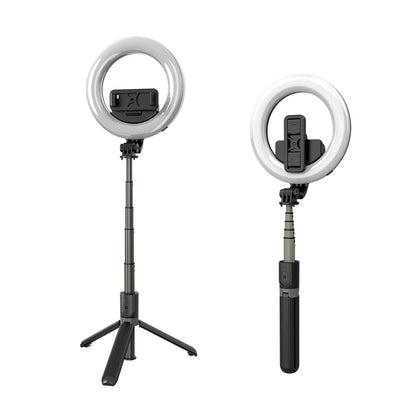 L07 mobile phone Live Fill Light Wireless Control Dimmable Camera Phone Ring Lamp With Stand Tripod - Edragonmall.com