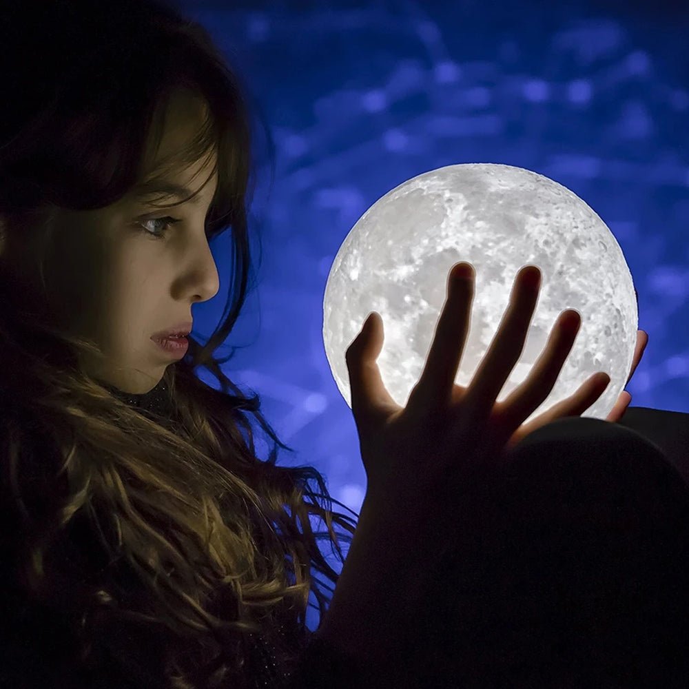 M15 3d Moon Light Wireless Remote Moon Lamp Multicolour - Edragonmall.com