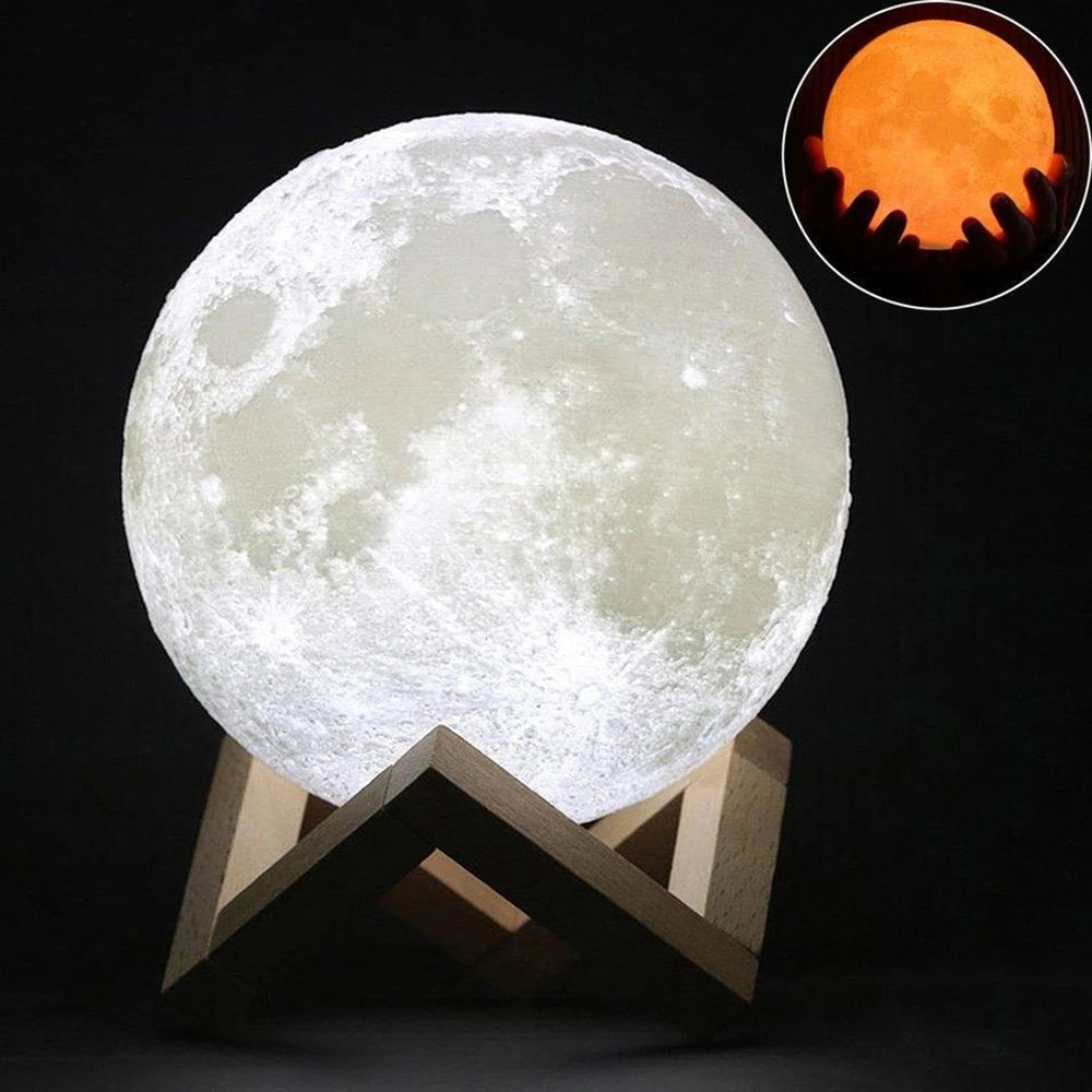 M16 3d Moon Light Wireless Remote Moon Lamp Multicolour - Edragonmall.com