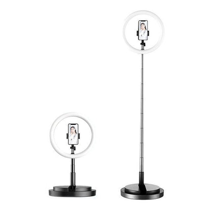 MAMEN 10 inch Selfie Ring Light LED Dimmable Video Studio Photography Lighting Portable For Youtube Vlog Live Photo With Tripod - Edragonmall.com