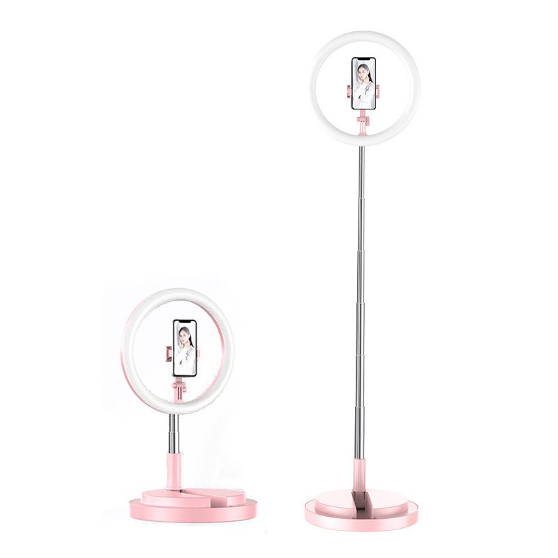 MAMEN 10 inch Selfie Ring Light LED Dimmable Video Studio Photography Lighting Portable For Youtube Vlog Live Photo With Tripod - Edragonmall.com