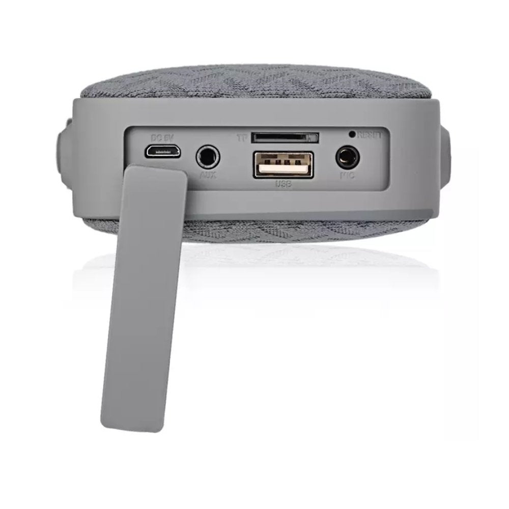 MY220BT Handheld Bluetooth Speaker Wireless Portable Subwoofers 3D Surround With Mini KTV Singing Bar-Gray - Edragonmall.com