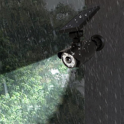 New LED Solar false monitoring Household Outdoor Solar Light Fake Security Camera Spotlight - Edragonmall.com