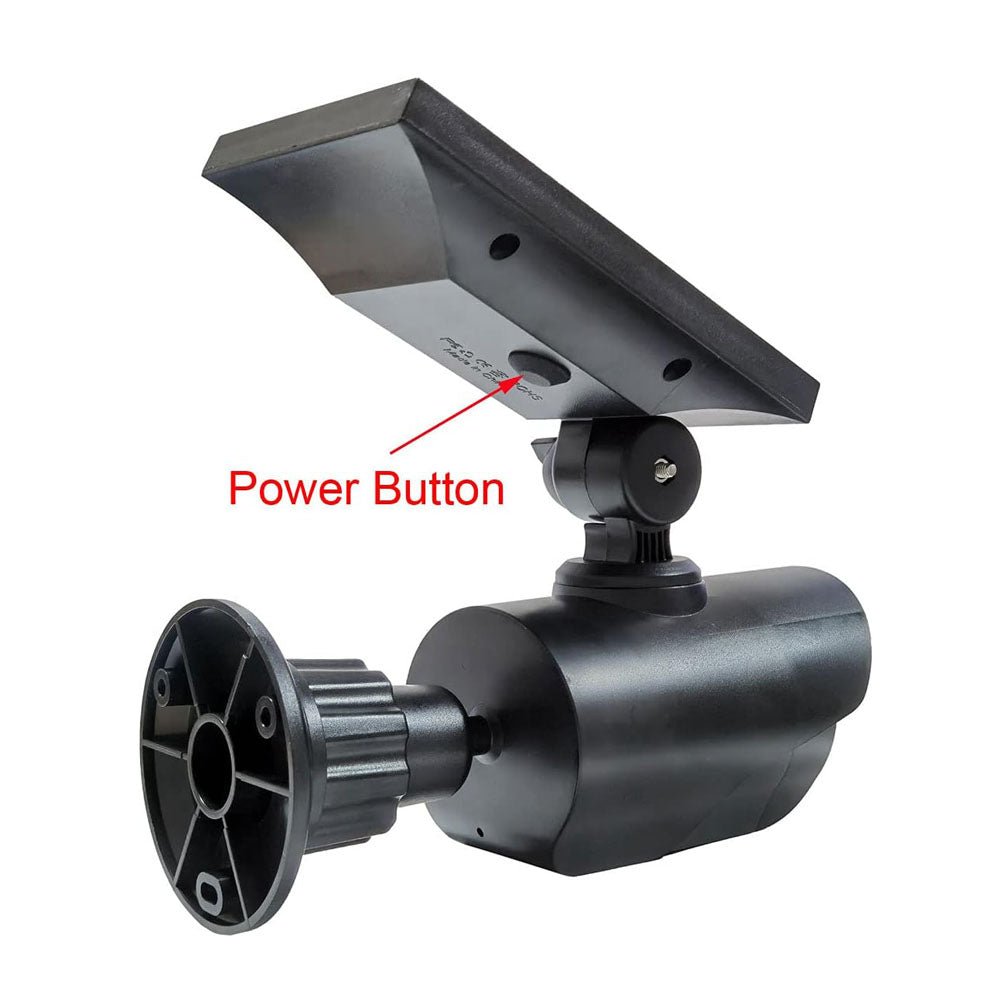 New LED Solar false monitoring Household Outdoor Solar Light Fake Security Camera Spotlight - Edragonmall.com