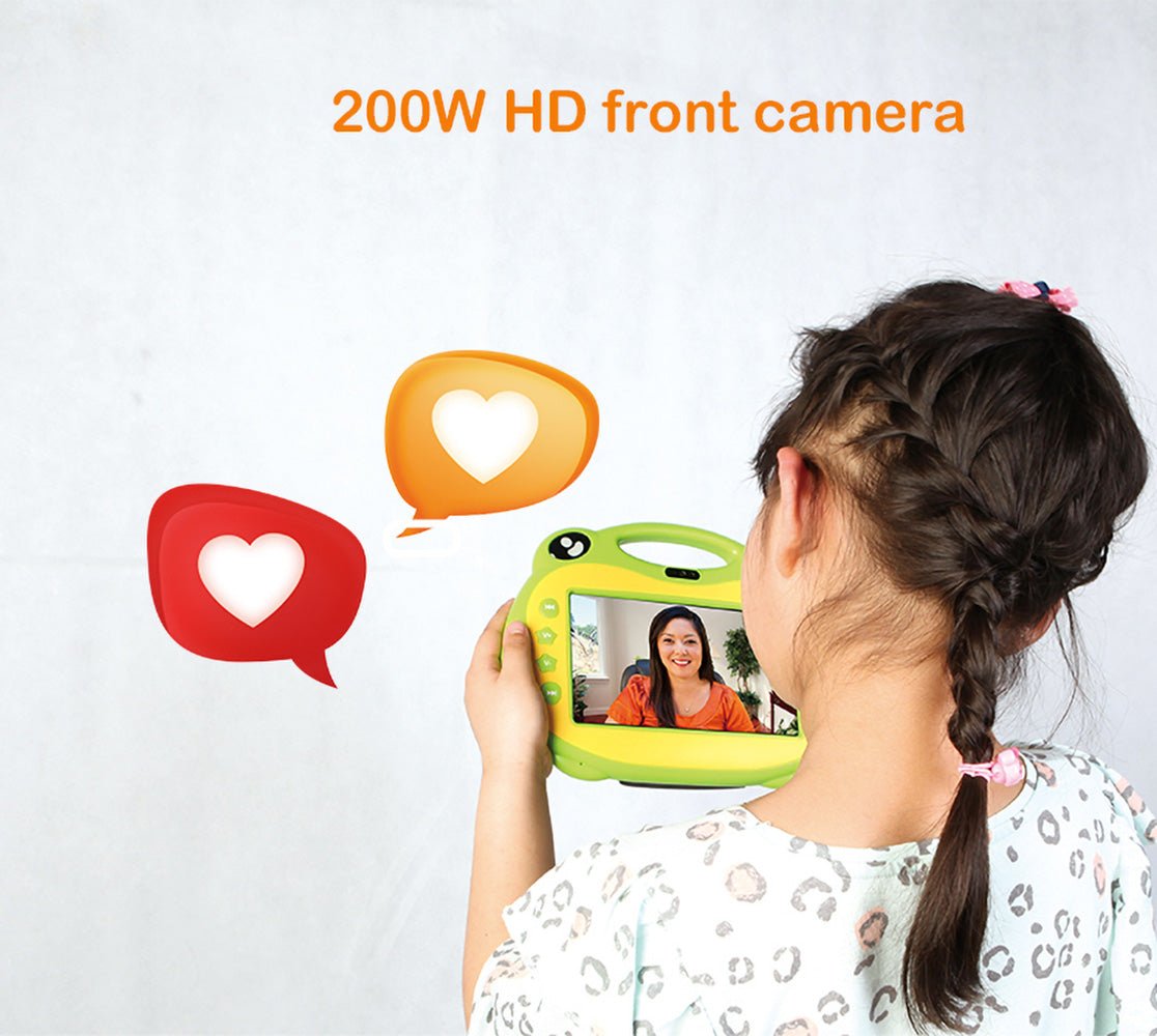 P06 7inch kids tablet with sim, Karoke Video Learning, Android - Red - Edragonmall.com