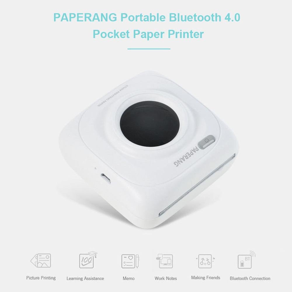 P1S PAPERANG Printer Mobile Instant Pocket Thermal Printer 57mm - Edragonmall.com