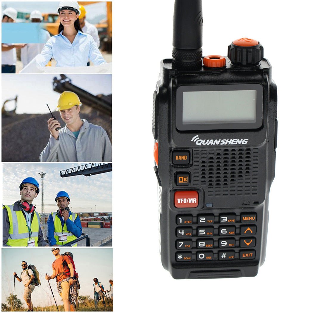 Quansheng 5W TG-K4AT(UV) walkie-talkie Handheld Two Way Radio, Long Distance Noise Cancelling Walkie Talkies - Edragonmall.com