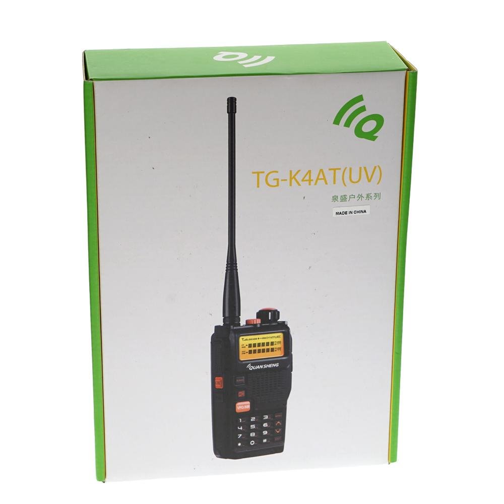 Quansheng 5W TG-K4AT(UV) walkie-talkie Handheld Two Way Radio, Long Distance Noise Cancelling Walkie Talkies - Edragonmall.com