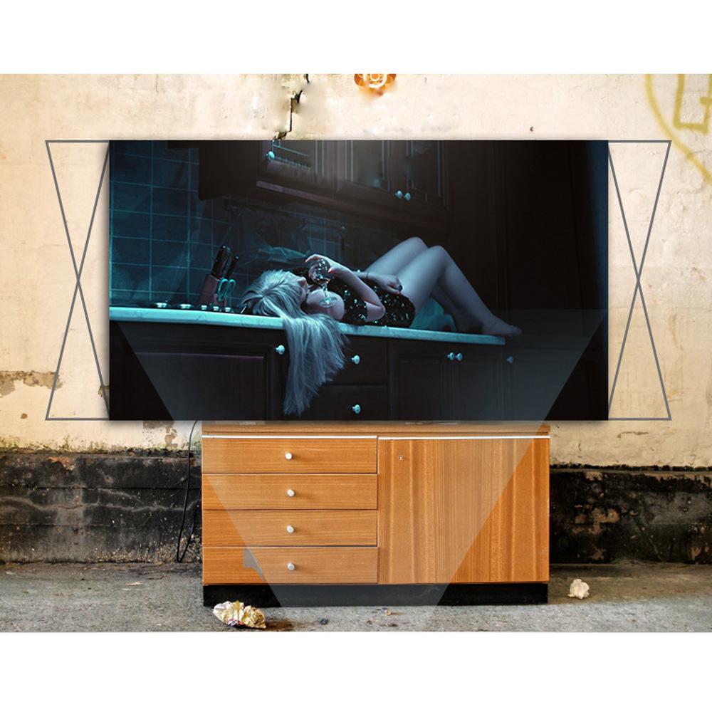 RD816 Portable LCD Projector Home Theater 1200 Lumens with Speaker Support 1080P for Meeting -White - Edragonmall.com