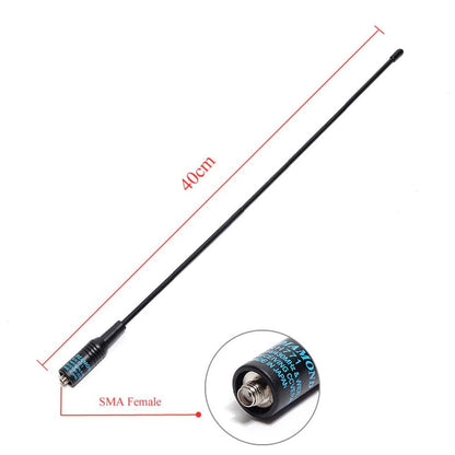 RH-771 SMA-Female 144/430MHz Dual Band Flexible Antenna RH 771 for Walkie Talkie Baofeng TYT WOUXUN Two Way Radio - Edragonmall.com