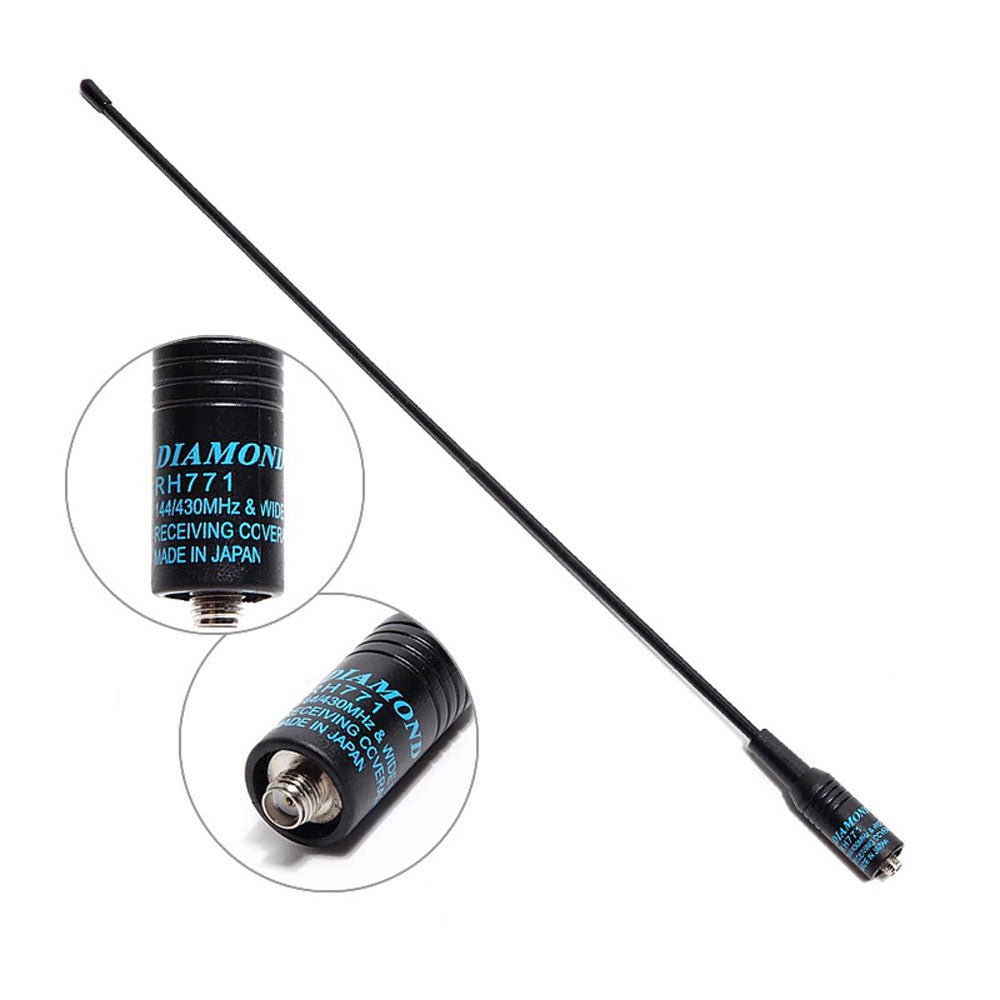 RH-771 SMA-Female 144/430MHz Dual Band Flexible Antenna RH 771 for Walkie Talkie Baofeng TYT WOUXUN Two Way Radio - Edragonmall.com