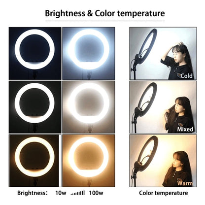 RL-18 45CM remote control 3 mobile phone Live Fill Light Selfie Ring light and Photographic lamp - Edragonmall.com