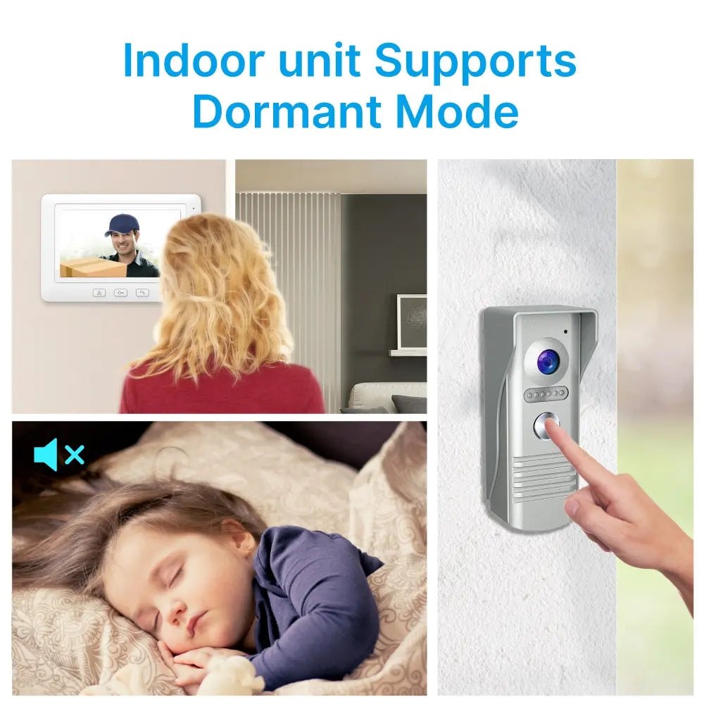 RL-C07F-TY Smart Home Video Doorphone 7" Tuya Smart Video Door Phone - Edragonmall.com