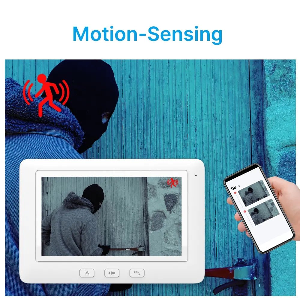 RL-C07F-TY Smart Home Video Doorphone 7" Tuya Smart Video Door Phone - Edragonmall.com