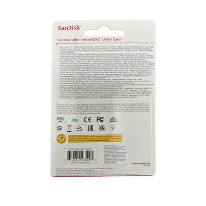 SanDisk 128GB Ultra 80MB/s UHS-I Class 10 microSDXC Card-SDSQUNS-128G-GN6MN - Edragonmall.com
