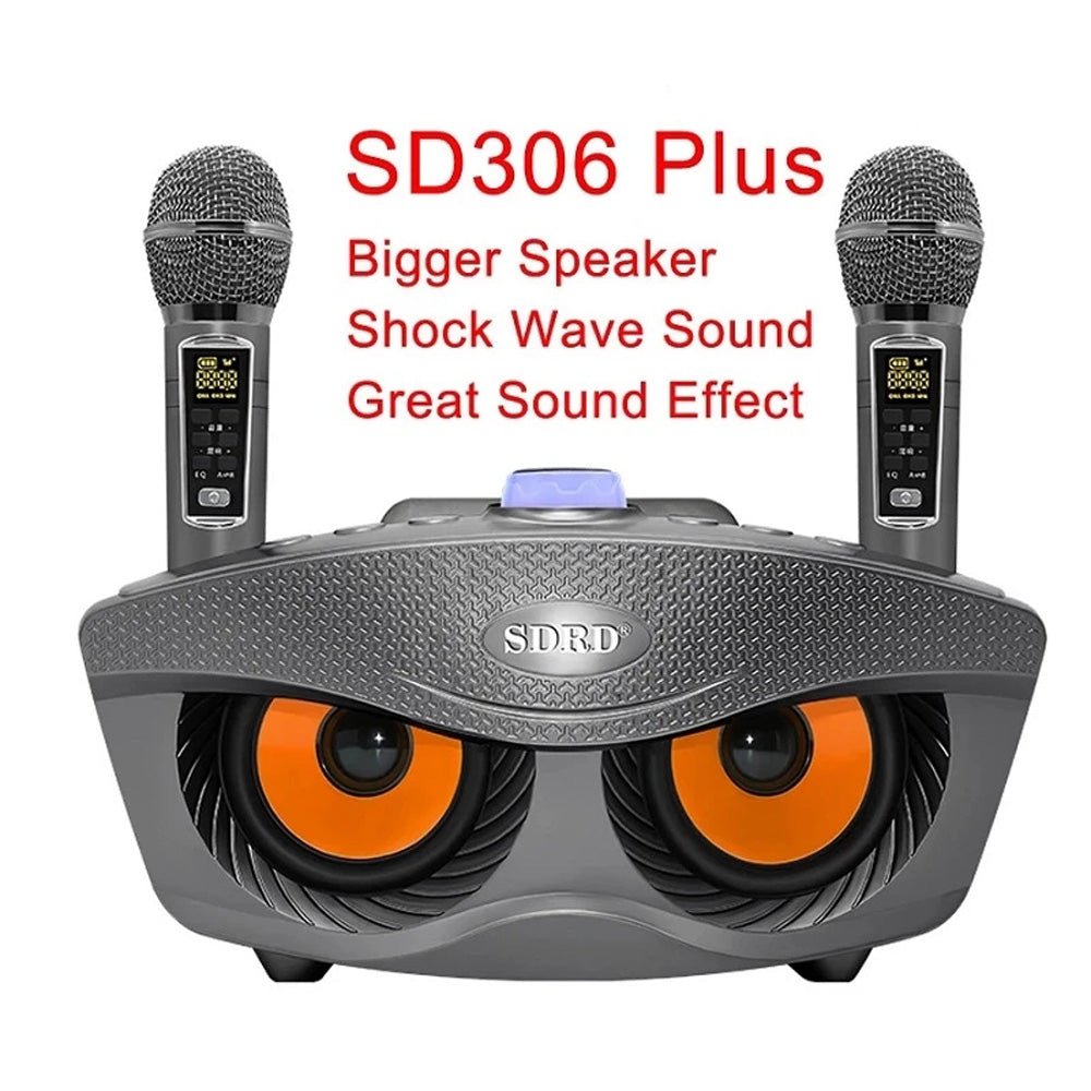 SDRD SD306 Plus 30W Karaoke Player Dual bluetooth 4.2 Speaker