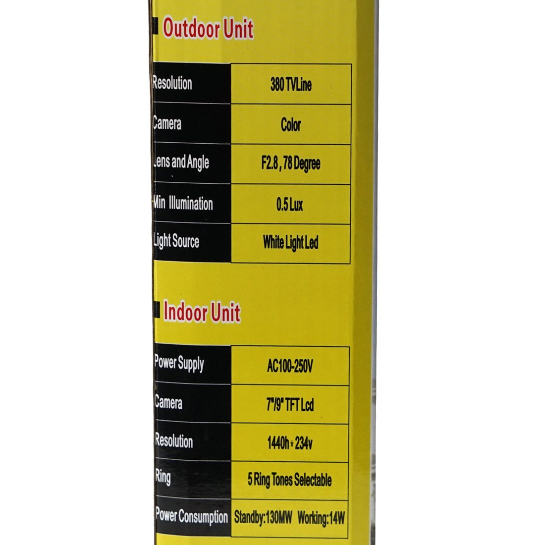 SE-VD960C T-7001CL Visual doorbell Wireless Doorbell HD Digital Camera 7 Inch - Edragonmall.com