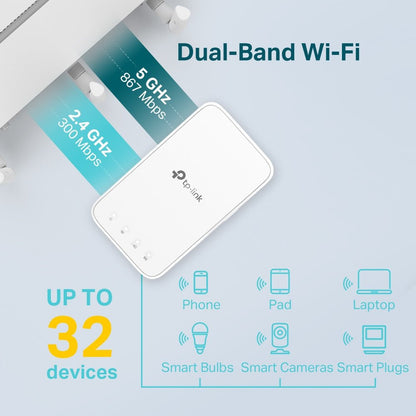 TP-Link RE300 AC1200 Mesh Wi-Fi Range Extender Wi-Fi Booster Wi-Fi Repeater Up to 1200 Mbps - Edragonmall.com