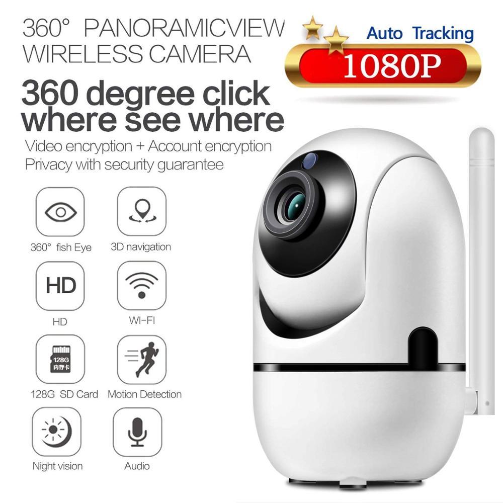 TV-288ZD-2MP 1080P WiFi IP Camera Wireless Baby Monitor HD Audio Camera Automatic Tracking Detector Night Vision - Edragonmall.com