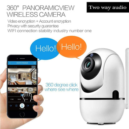 TV-288ZD-2MP 1080P WiFi IP Camera Wireless Baby Monitor HD Audio Camera Automatic Tracking Detector Night Vision - Edragonmall.com
