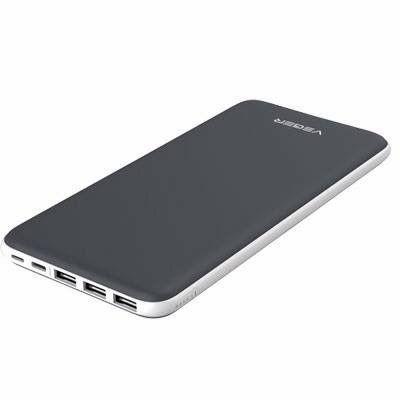 Veger V200 Power Bank 35000mah 3 3USB, Lightning In, Type C In - Black - Edragonmall.com