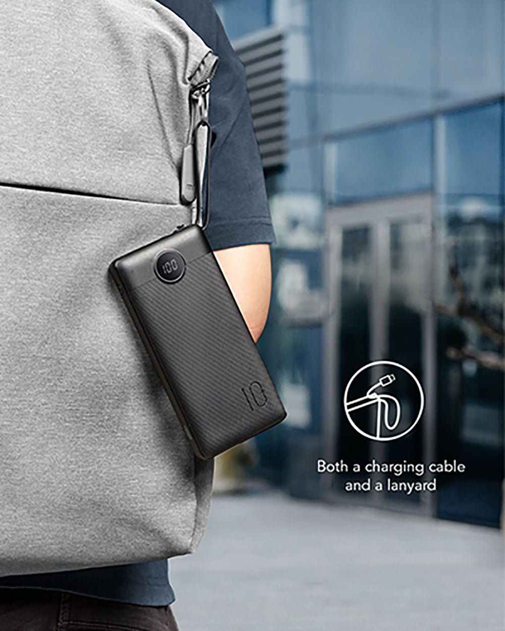 Veger VP2047 20000mah Power Bank Build-in 4 Cables - Edragonmall.com