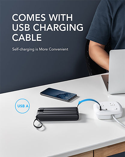 Veger VP2047 20000mah Power Bank Build-in 4 Cables - Edragonmall.com