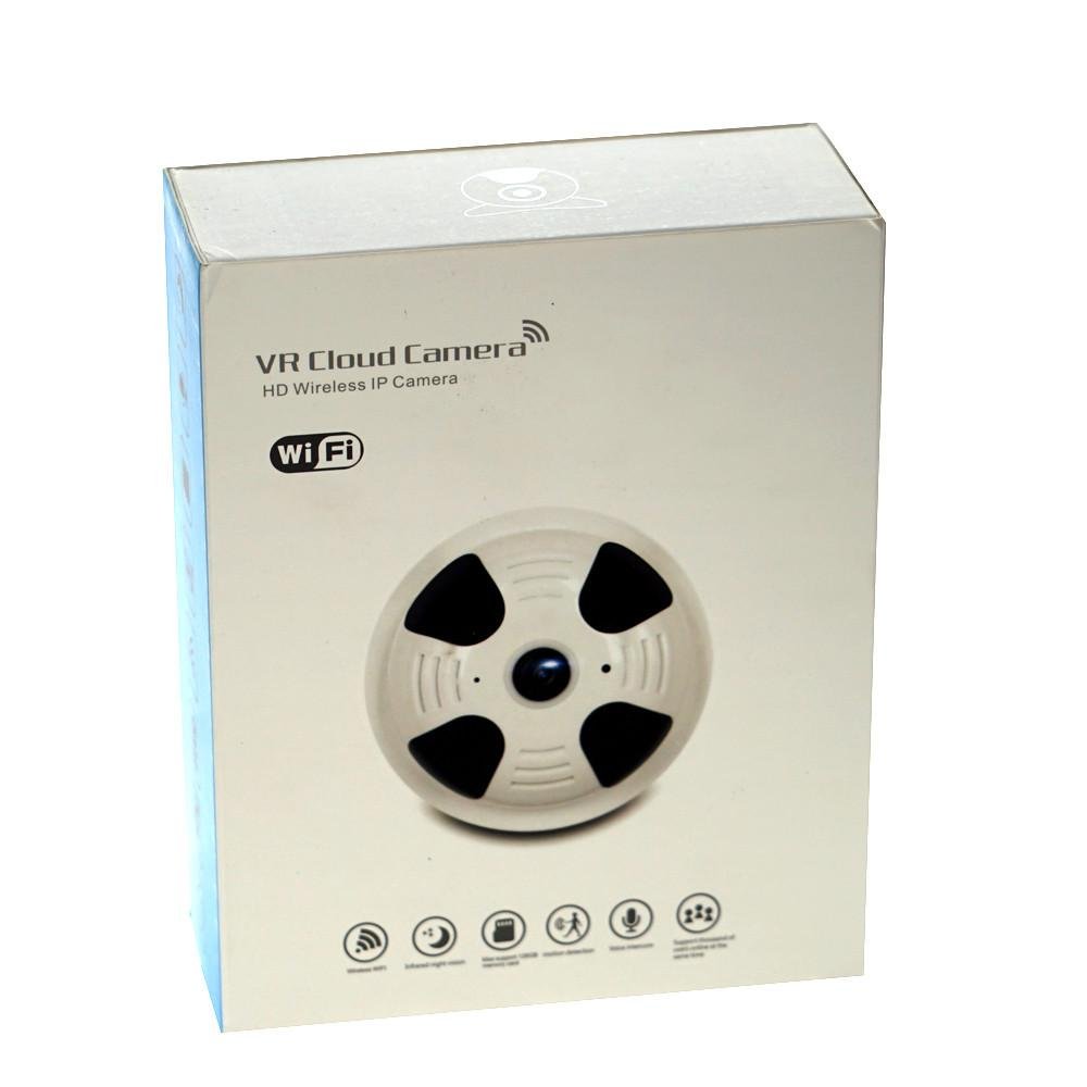 Wifi Ip Camera 360 Vr Cloud Hd Camera Night Vision Motion Detection Home Security - Edragonmall.com