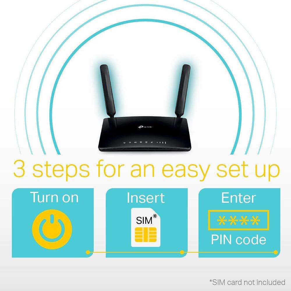 WIFI Router TP-Link Archer MR200 Cat4 + AC750 Mbps Dual Band 4G LTE WLAN Router - Edragonmall.com