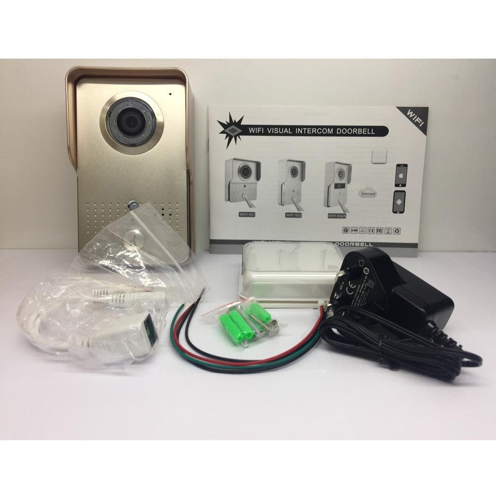 Wireless Video Doorbell with Two Way Intercom and Remotely Unlock Door Camera - Edragonmall.com