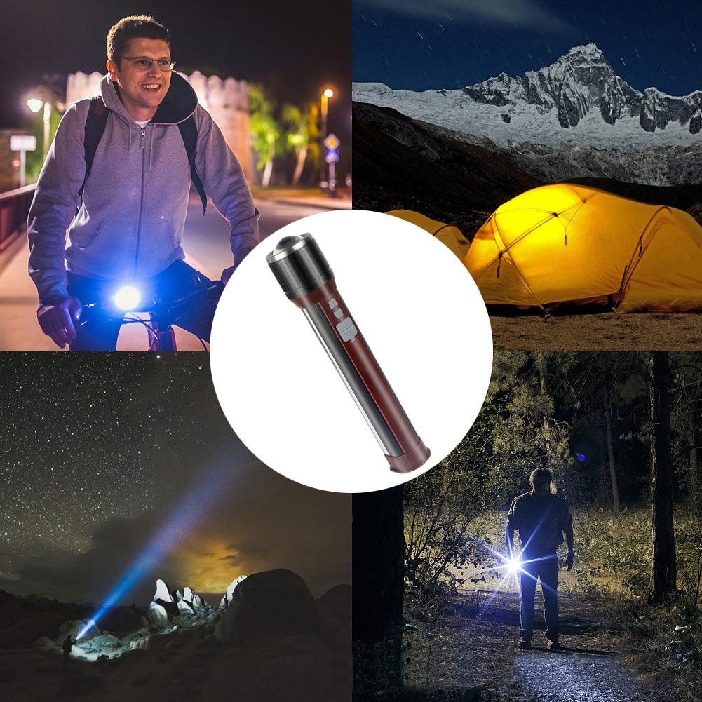 X2 Flashlight Multi Function Outdoor Car LED Flashlight Ultra Bright Torch Light - Edragonmall.com