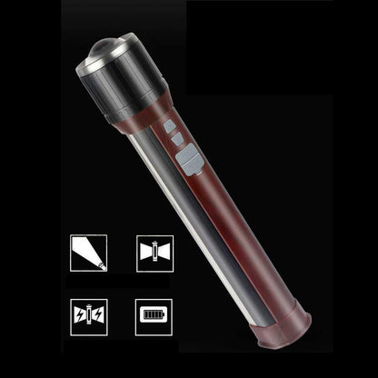 X2 Flashlight Multi Function Outdoor Car LED Flashlight Ultra Bright Torch Light - Edragonmall.com