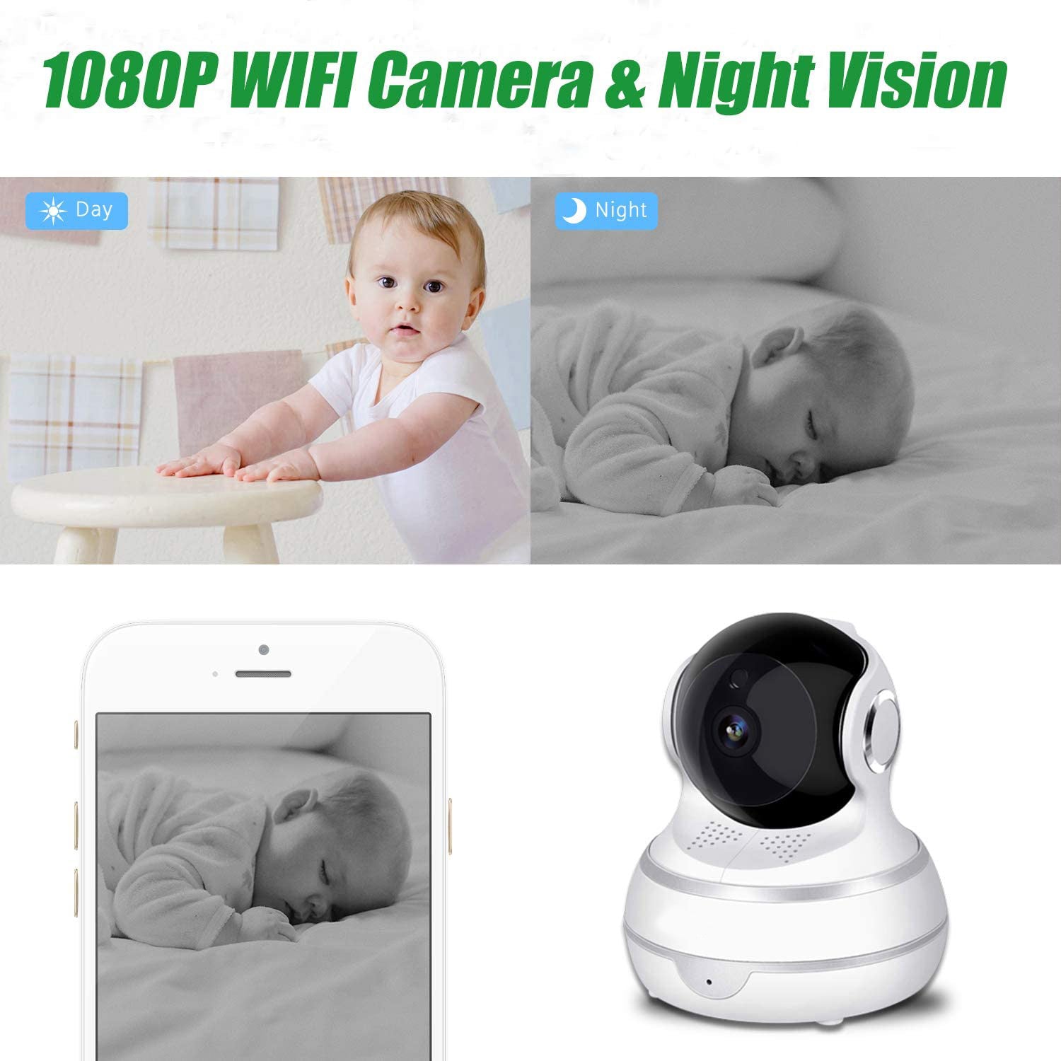 XY-R9820-F3 Wireless Home Security Camera 1080P WiFi IP Camera - Edragonmall.com