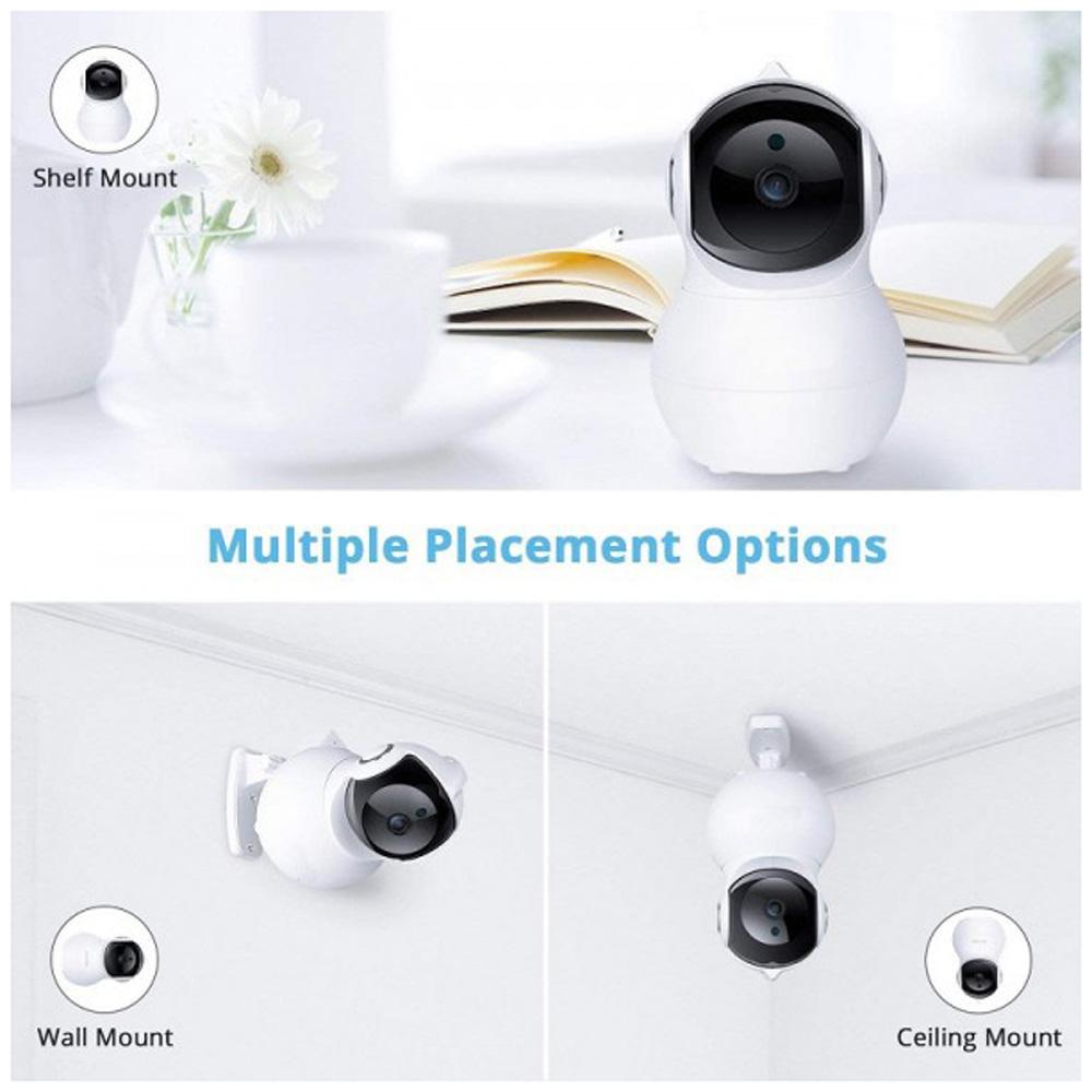 XY - R9820 - Q8 Cloud Ant Shaking Machine Networking IP Cameras - White - Edragonmall.com