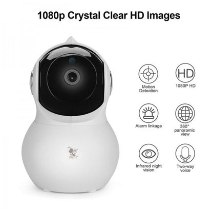 XY - R9820 - Q8 Cloud Ant Shaking Machine Networking IP Cameras - White - Edragonmall.com