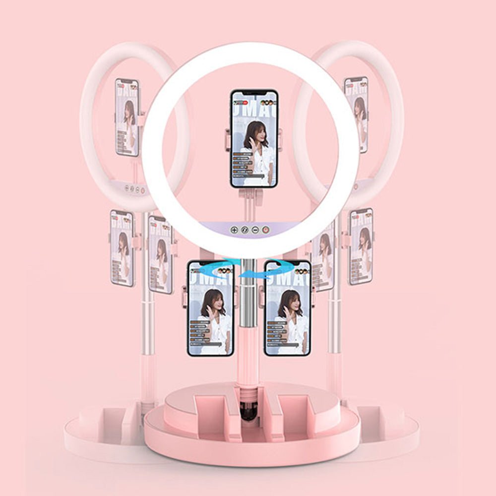 Y1 3 mobiles phones integrated fold live supplementary light | Pink - Edragonmall.com