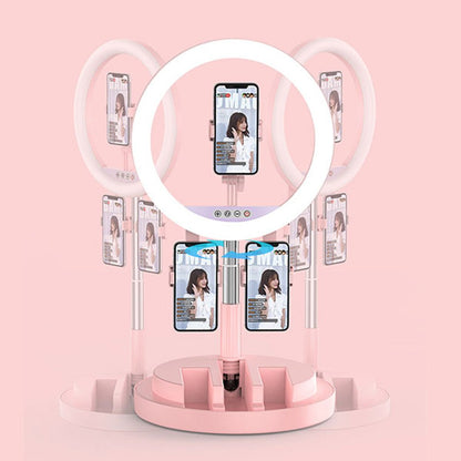 Y1 3 mobiles phones integrated fold live supplementary light | Pink - Edragonmall.com